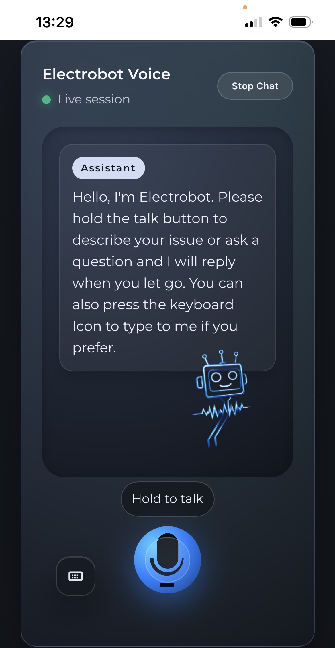 Electrobot Voice screenshot